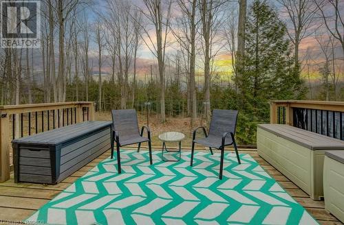 Back Deck - 16 Pine Forest Drive, Sauble Beach, ON - Outdoor With Deck Patio Veranda