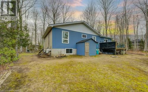 Back of house with attached shed. - 16 Pine Forest Drive, Sauble Beach, ON - Outdoor