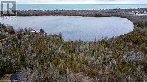 Silver Lake with Lake Huron beyond - 16 Pine Forest Drive, Sauble Beach, ON - Outdoor With Body Of Water With View