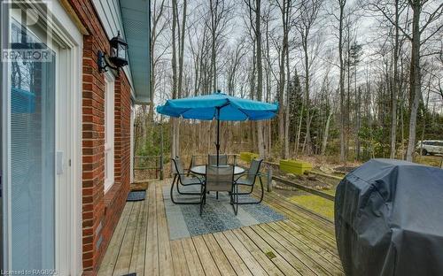 Large front deck - 16 Pine Forest Drive, Sauble Beach, ON - Outdoor With Deck Patio Veranda