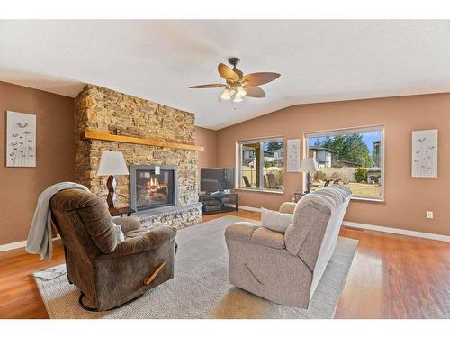 1950 13 Street, Salmon Arm, BC - Indoor Photo Showing Living Room With Fireplace