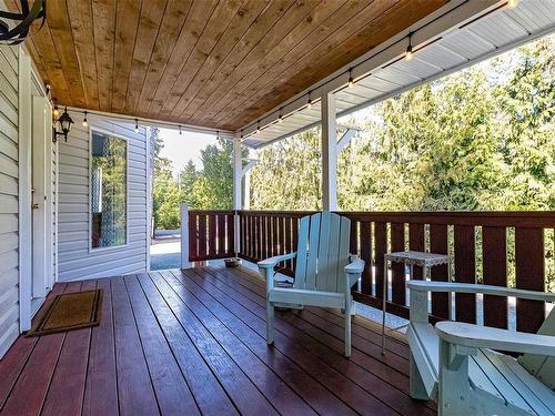 91 Bald Eagle Cres, Bowser, BC - Outdoor With Deck Patio Veranda With Exterior