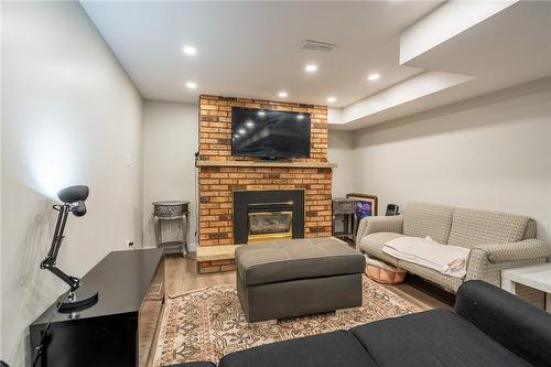 39 Dunsdon Street, Brantford, ON - Indoor Photo Showing Living Room With Fireplace