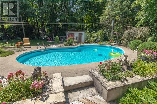 103 Fedy Drive, Sauble Beach North, ON - Outdoor With In Ground Pool With Deck Patio Veranda With Backyard