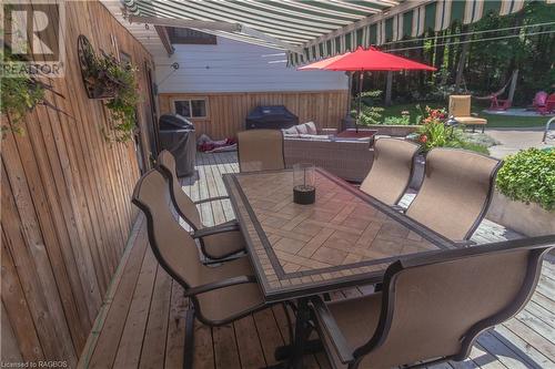 Outdoor Dining/Entertainment - 103 Fedy Drive, Sauble Beach North, ON - Outdoor With Deck Patio Veranda With Exterior
