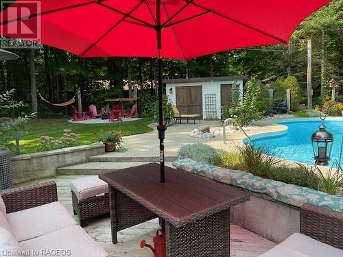 103 Fedy Drive, Sauble Beach North, ON - Outdoor With In Ground Pool With Deck Patio Veranda
