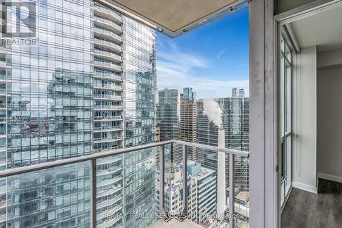 3008 - 126 Simcoe Street, Toronto, ON - Outdoor With Balcony