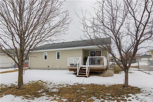 46 6Th Avenue Se, Carman, MB - Outdoor With Deck Patio Veranda