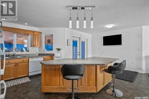 1 Poplar Crescent, Birch Hills, SK - Indoor Photo Showing Kitchen With Double Sink