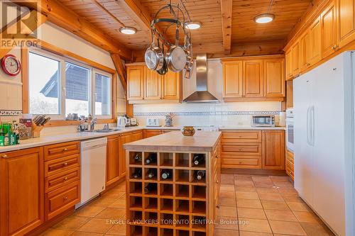 496083 Grey 2 Road, Blue Mountains, ON - Indoor Photo Showing Kitchen With Double Sink