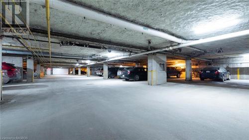 UNDERGROUND PARKING - 2555 3Rd Avenue W Unit# 501, Owen Sound, ON - Indoor Photo Showing Garage