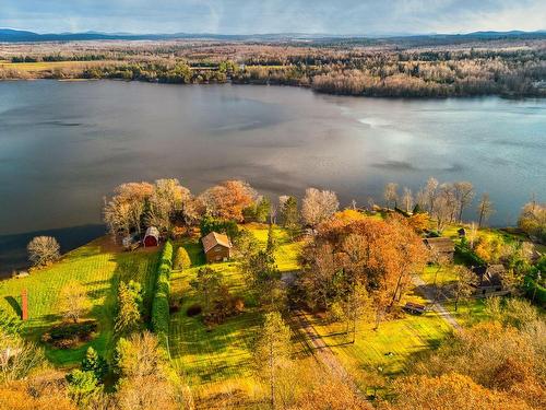 Photo aÃ©rienne - 315 Ch. Narrows, Stanstead - Canton, QC - Outdoor With Body Of Water With View