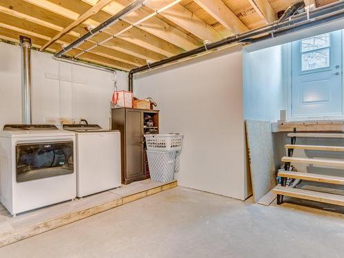 Basement - 190 Rue Gabriel, Saint-Lucien, QC - Indoor Photo Showing Laundry Room