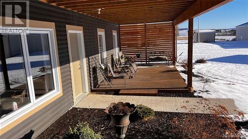 1047 Route 108, Drummond, NB - Outdoor With Fireplace With Deck Patio Veranda With Exterior