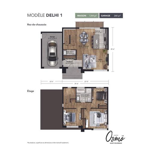 Plan (croquis) - Rue Sylvie, Saint-Colomban, QC 