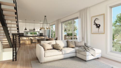 Vue d'ensemble - Rue Sylvie, Saint-Colomban, QC - Indoor Photo Showing Living Room