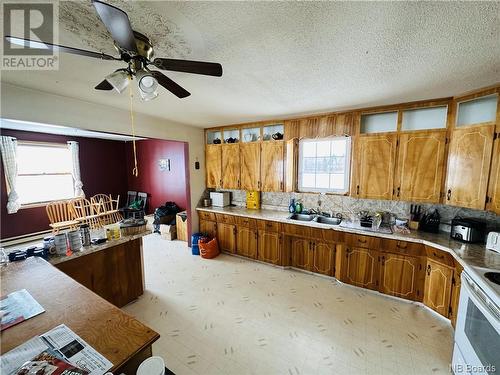 2599 550 Route, Lindsay, NB - Indoor Photo Showing Kitchen With Double Sink