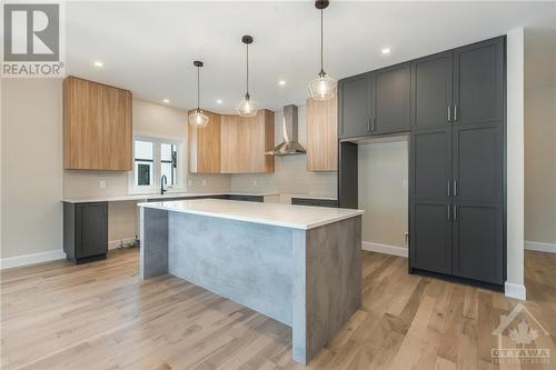 Some photos are virtually staged/digitally altered and NOT the home for sale - similar model by same builder - 178 Danika Street, Hammond, ON - Indoor Photo Showing Kitchen With Upgraded Kitchen