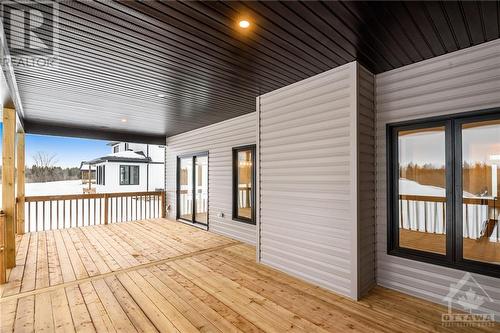 Some photos are virtually staged/digitally altered and NOT the home for sale - similar model by same builder - 178 Danika Street, Hammond, ON - Outdoor With Deck Patio Veranda With Exterior
