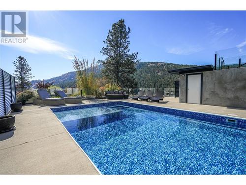 21815 Garnet Valley Road, Summerland, BC - Outdoor With In Ground Pool With Backyard