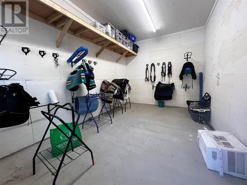 21815 Garnet Valley Road, Summerland, BC - Indoor Photo Showing Garage