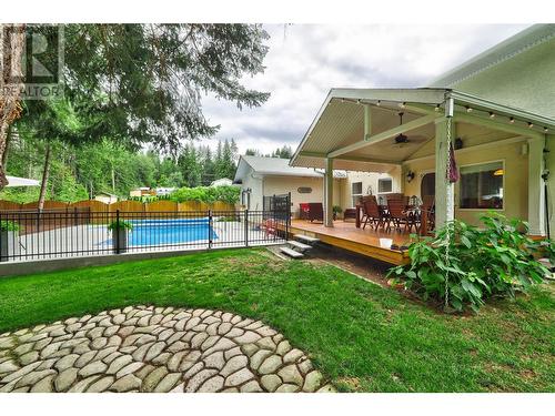2836 Marine Drive, Blind Bay, BC - Outdoor With In Ground Pool With Deck Patio Veranda With Backyard