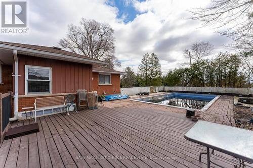 7086 Tremaine Road, Milton, ON - Outdoor With In Ground Pool With Deck Patio Veranda