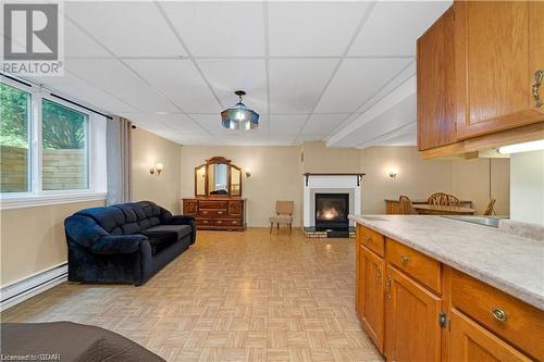 13181 Highway 7, Georgetown, ON - Indoor Photo Showing Living Room With Fireplace