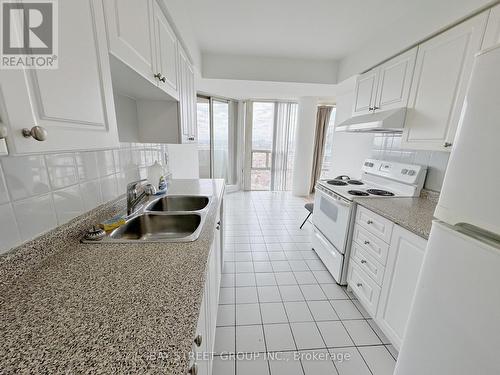 1810 - 330 Rathburn Road W, Mississauga, ON - Indoor Photo Showing Kitchen With Double Sink