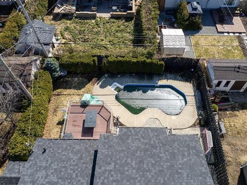 Aerial photo - 15708 Rue Pierre-Legault, Montréal (Pierrefonds-Roxboro), QC - Outdoor With In Ground Pool