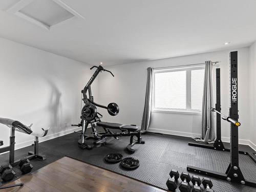 Exercise room - 3124 Rue Édouard-Harbec, Carignan, QC - Indoor Photo Showing Gym Room