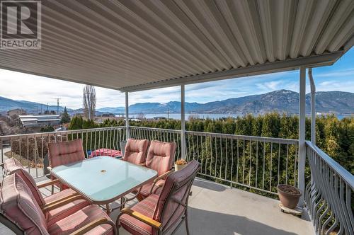 1021 Fleet Road, Penticton, BC - Outdoor With Deck Patio Veranda With View With Exterior
