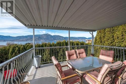 1021 Fleet Road, Penticton, BC - Outdoor With Body Of Water With Deck Patio Veranda With View With Exterior