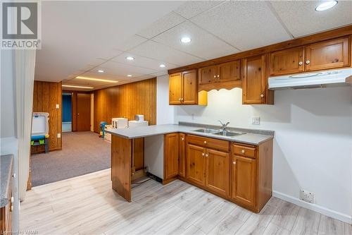 79 Water Street, St. Jacobs, ON - Indoor Photo Showing Kitchen With Double Sink