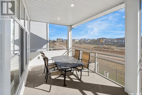 5153 Aviator Crescent, Regina, SK - Outdoor With Deck Patio Veranda With Exterior