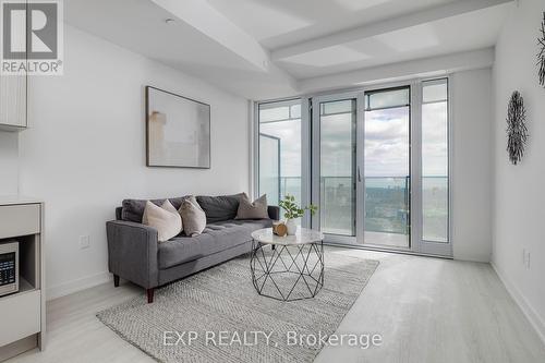 5207 - 3883 Quartz Road, Mississauga, ON - Indoor Photo Showing Living Room With Fireplace