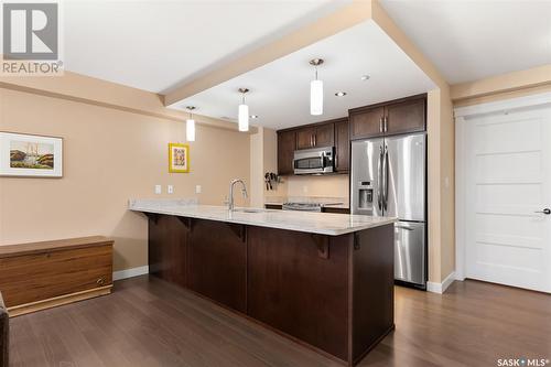 103 2300 Broad Street, Regina, SK - Indoor Photo Showing Kitchen With Stainless Steel Kitchen