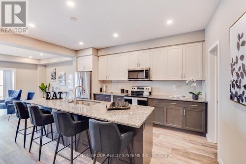 925 Robert Ferrie Dr, Kitchener, ON - Indoor Photo Showing Kitchen With Stainless Steel Kitchen With Upgraded Kitchen