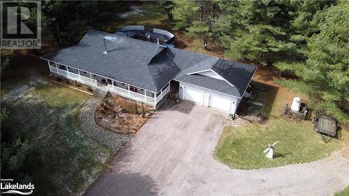 Private setting on 4+ acres - 153 Chapmans Landing Road Road, Nipissing, ON - Outdoor With Deck Patio Veranda