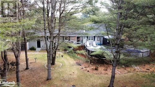 16'X32"" above ground & partially inground (6' deep) - 153 Chapmans Landing Road Road, Nipissing, ON - Outdoor With In Ground Pool