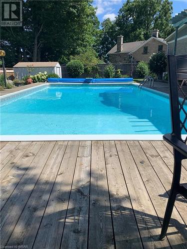 38 Crest Court, Cambridge, ON - Outdoor With In Ground Pool With Deck Patio Veranda With Backyard