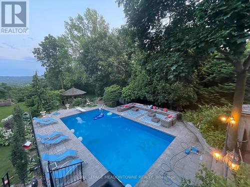 34 Maple Avenue, Hamilton, ON - Outdoor With In Ground Pool With Backyard