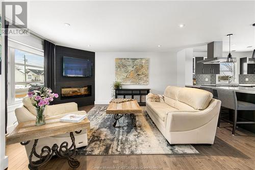 35 Dora Crt, Cap Pele, NB - Indoor Photo Showing Living Room With Fireplace