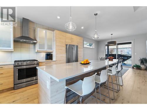 2990 20 Street Ne Unit# 9, Salmon Arm, BC - Indoor Photo Showing Kitchen With Upgraded Kitchen