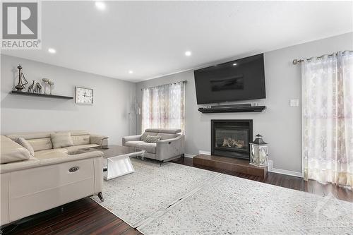 5 Marcay Street, Ottawa, ON - Indoor Photo Showing Living Room With Fireplace
