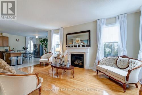 18 Orr Farm Road, Markham, ON - Indoor Photo Showing Living Room With Fireplace