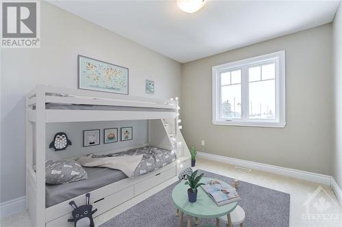 Model home-Virtually staged - 197 Darquise Street, Rockland, ON - Indoor Photo Showing Bedroom