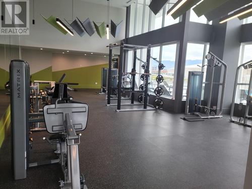 1181 Sunset Drive Unit# 602, Kelowna, BC - Indoor Photo Showing Gym Room