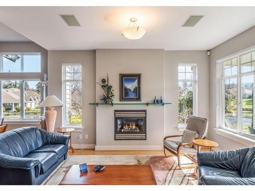 1395 Saturna Dr, Parksville, BC - Indoor Photo Showing Living Room With Fireplace
