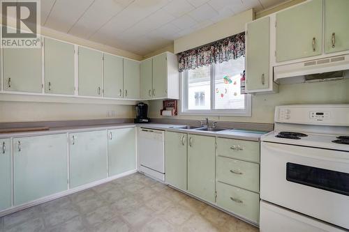 5 Forest Road, Chance Cove, NL - Indoor Photo Showing Kitchen With Double Sink